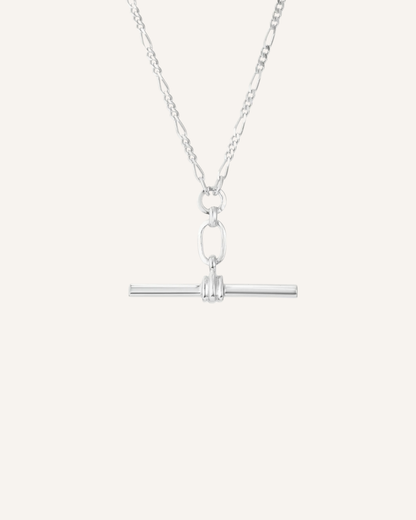 TONY MAY - FOB NECKLACE - SILVER
