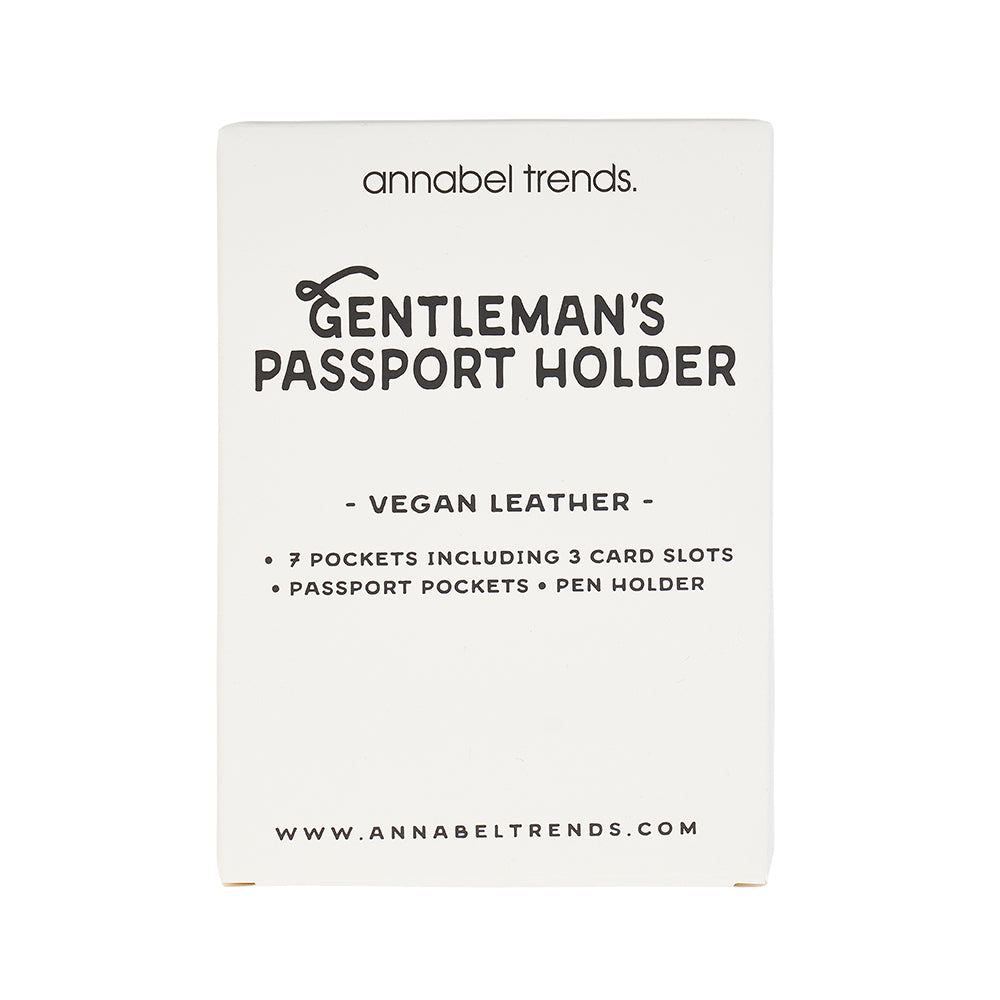 ANNABEL TRENDS - GENTLEMAN'S PASSPORT HOLDER