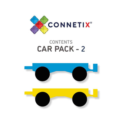 CONNETIX TILES- 2 PIECE CAR PACK
