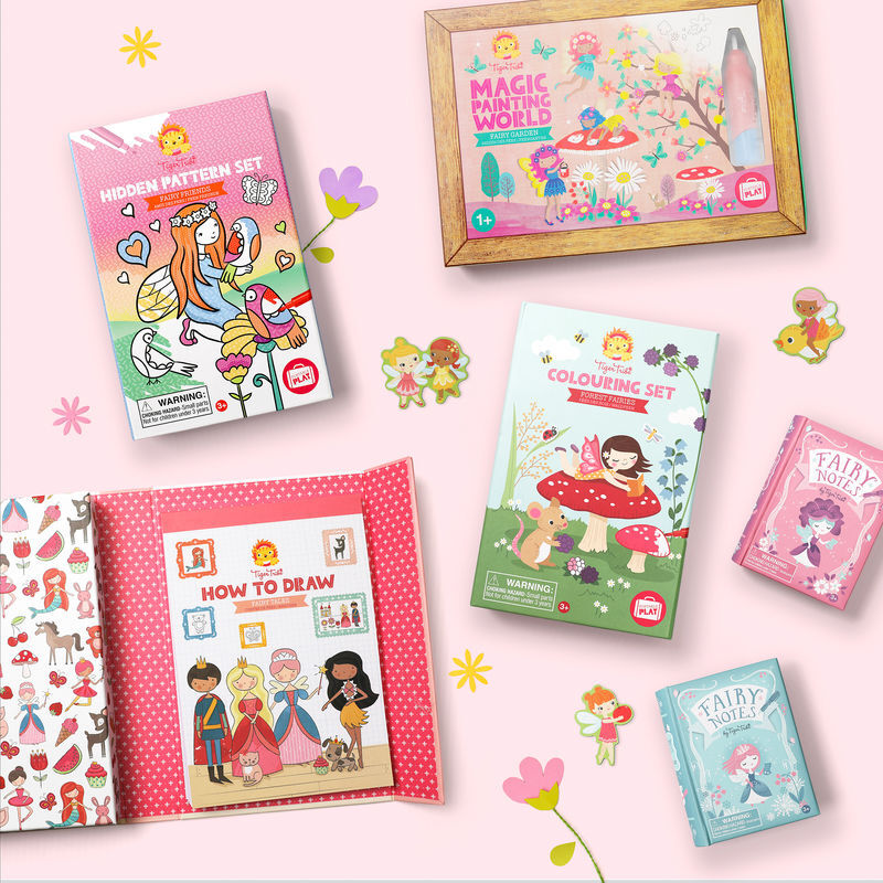 TIGERTRIBE - COLOURING SET - FOREST FAIRIES