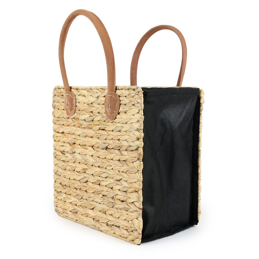 ROBERT GORDON - COLLAPSIBLE TOTE/BAG WITH SUEDE HANDLES
