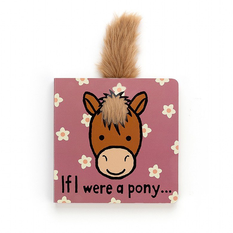 JELLYCAT SENSORY BOARD BOOK - IF I WERE A PONY