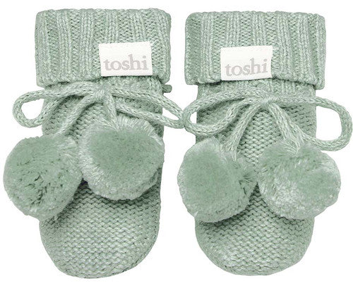 TOSHI ORGANIC BABY BOOTIES - JADE