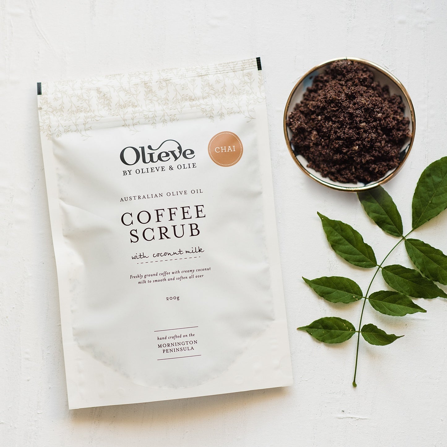 OLIEVE & OLIE - BODY SCRUB - CHAI COFFEE SCRUB