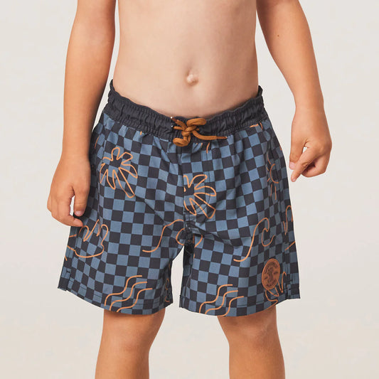 CRYWOLF BOYS BOARD SHORTS - CHECKERED