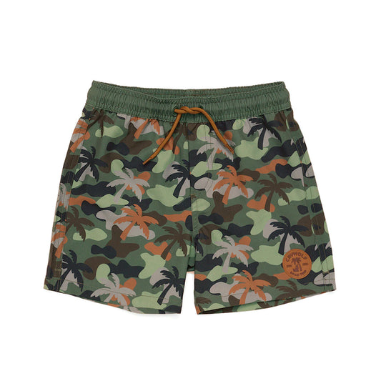 CRYWOLF BOYS BOARD SHORTS - BEACH CAMO