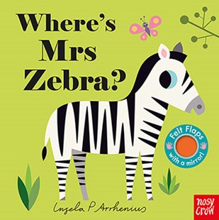 FELT FLAP BOOK - WHERE'S MRS ZEBRA?