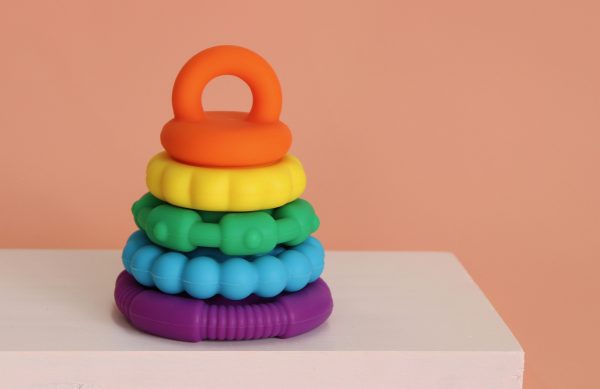 JELLYSTONE TEETHER STACKER  - RAINBOW BRIGHTS