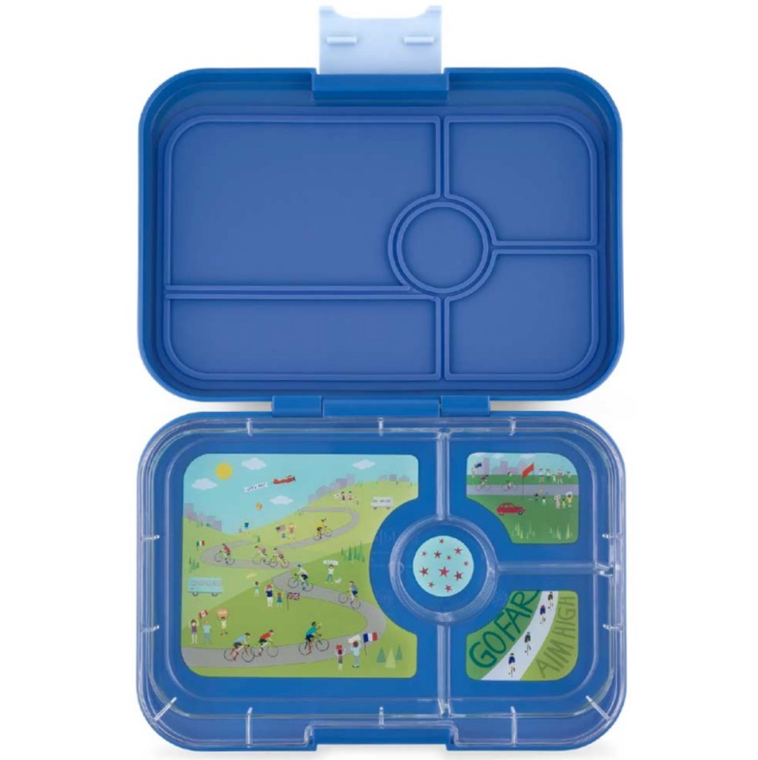 YUMBOX TAPAS - 4 COMPARTMENT - TRUE BLUE