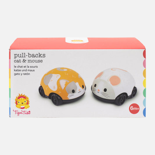 TIGERTRIBE TOY - PULL-BACKS - CAT AND MOUSE