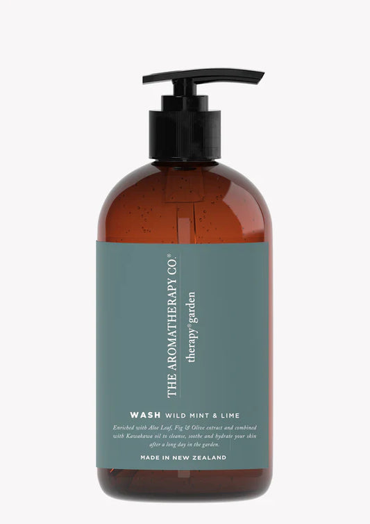 THE AROMATHERAPY CO - THERAPY GARDEN - HAND & BODY WASH - WILD MINT & LIME