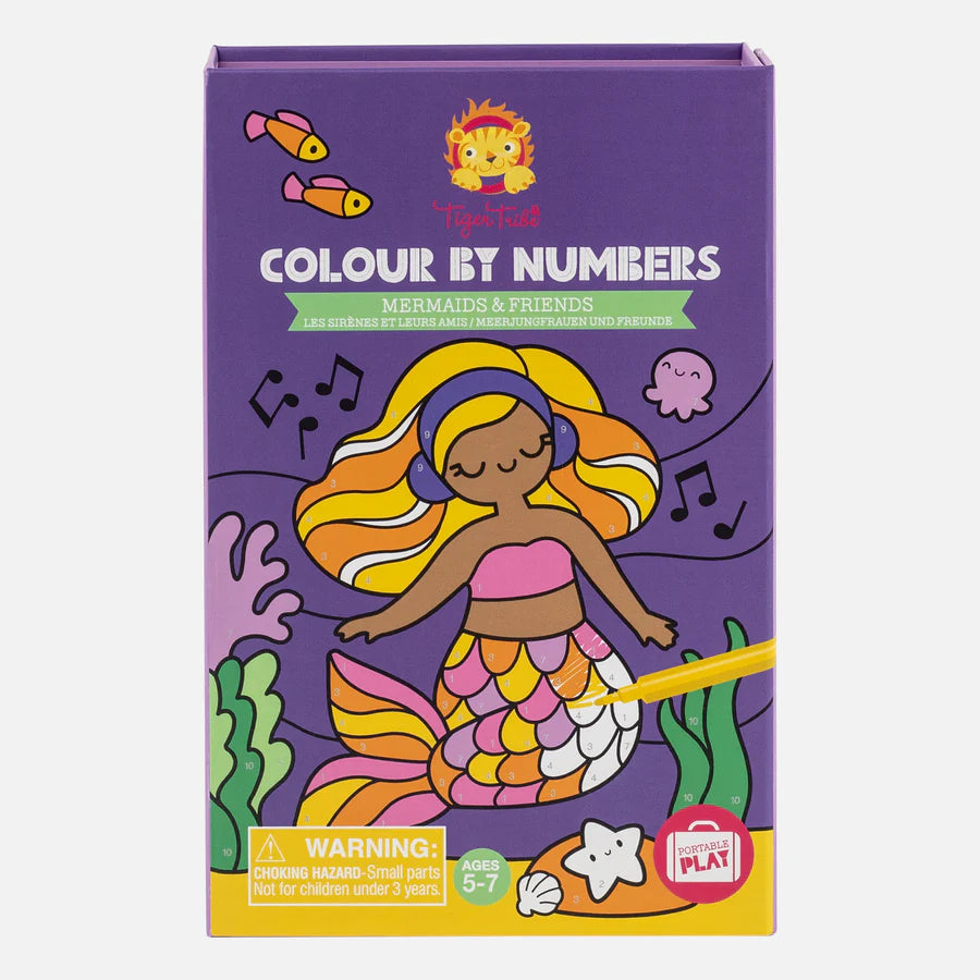 TIGERTRIBE - COLOUR BY NUMBER - MERMAIDS & FRIENDS