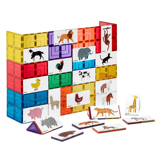 LEARN & GROW TILE TOPPERS - ANIMAL DUO PUZZLE PACK