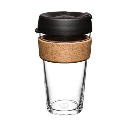 KEEP CUP - BLACK BREW CORK (3 SIZES AVAILABLE)